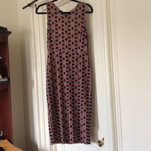 Calf length mod dress